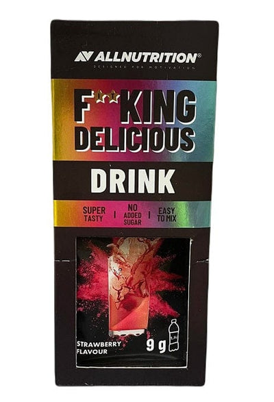 Allnutrition Fitking Delicious Drink, Strawberry - 12 x 9g