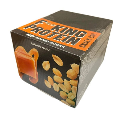 Allnutrition Fitking Protein Snack Bar, Caramel Peanut - 24 x 40g