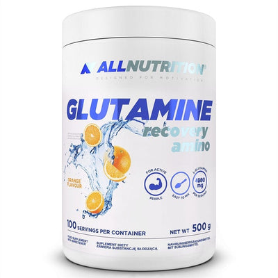Allnutrition Glutamine Recovery Amino, Orange - 500g