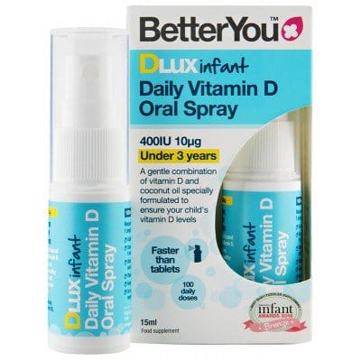 BetterYou DLux Infant Daily Vitamin D Oral Spray - 15 ml.