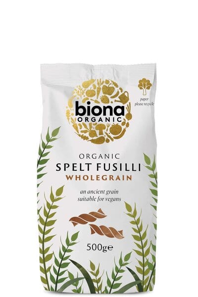 Biona Organic Spelt Wholegrain Fusilli - 500g
