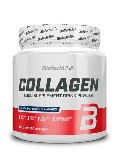 BioTechUSA Collagen, Black Raspberry - 300g