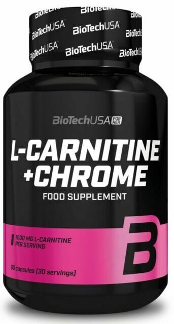 BioTechUSA L-Carnitine + Chrome - 60 caps