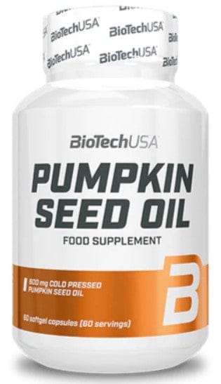 BioTechUSA Pumpkin Seed Oil, 1000mg - 60 softgels
