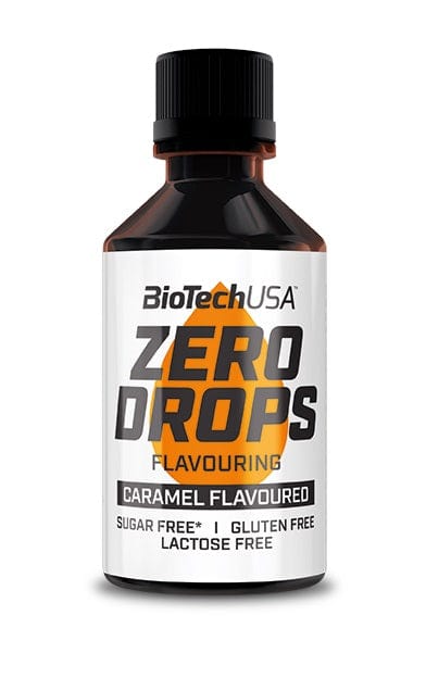 BioTechUSA Zero Drops, Caramel - 50 ml.