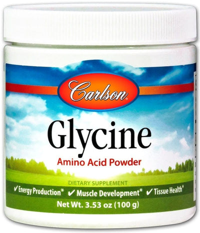Carlson Labs Glycine, Amino Acid Powder - 100g