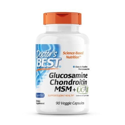 Doctor's Best Glucosamine Chondroitin MSM + UC-II - 90 vcaps