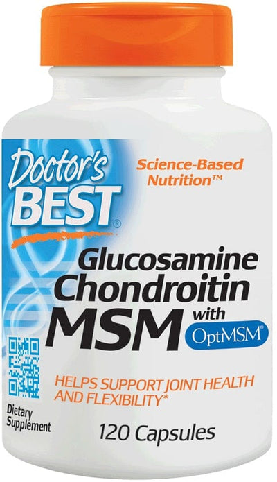 Doctor's Best Glucosamine Chondroitin MSM with OptiMSM - 120 caps
