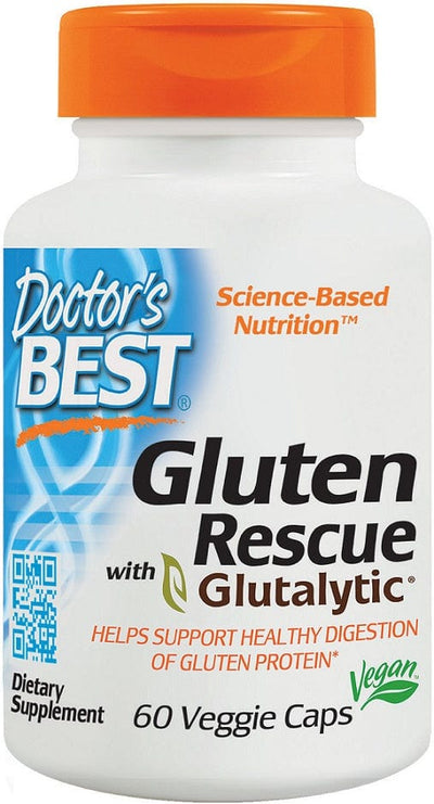 Doctor's Best Gluten Rescue with Glutalytic - 60 vcaps