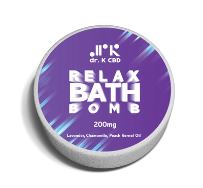 Dr K CBD CBD Products Dr K CBD 200mg CBD Relax Bath Bomb
