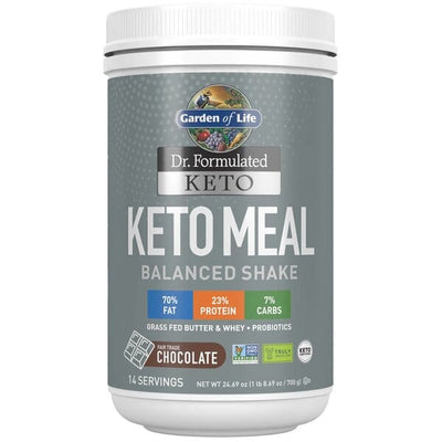 Garden of Life Dr. Formulated Keto Meal, Chocolate - 700g