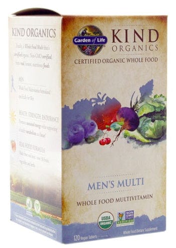 Garden of Life Mykind Organics Men's Multi - 120 vegan tablets