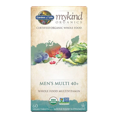 Garden of Life Mykind Organics Men's Multi 40+ - 60 vegan tablets