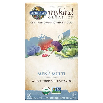 Garden of Life Mykind Organics Men's Multi - 60 vegan tablets