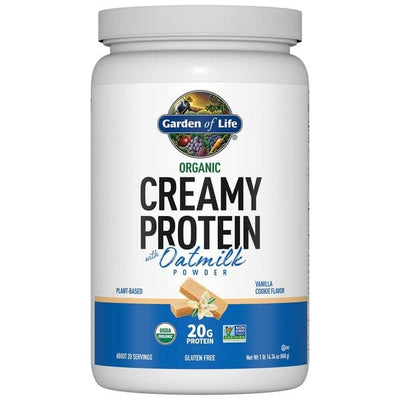 Garden of Life Organic Creamy Protein with Oatmilk, Vanilla Cookie - 860g
