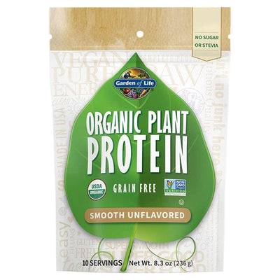 Garden of Life Organic Plant Protein, Smooth Unflavored - 236g