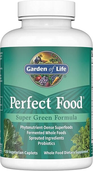 Garden of Life Perfect Food Super Green Formula - 150 vegetarian caplets