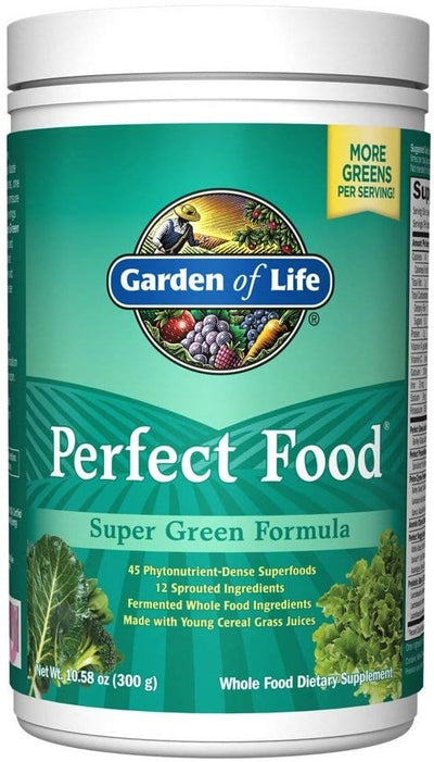 Garden of Life Perfect Food Super Green Formula, Powder - 300g