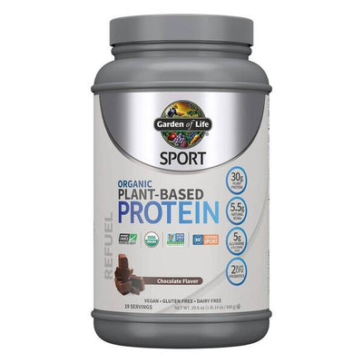 Garden of Life Sport Organic Plant-Based Protein, Chocolate - 840g