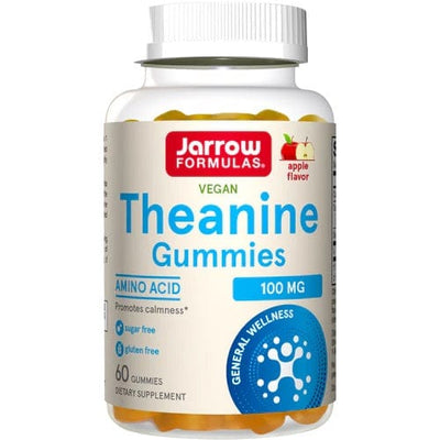 Jarrow Formulas Theanine Gummies, 100mg (Apple) - 60 gummies