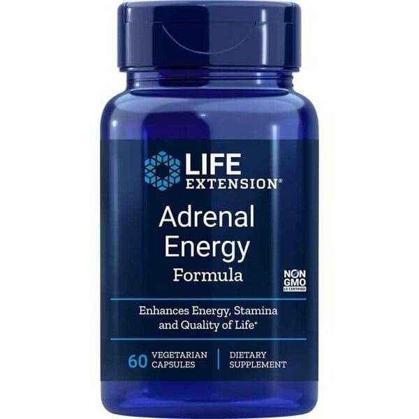 Life Extension Adrenal Energy Formula - 60 vcaps (EAN 737870162865)