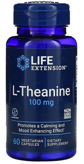 Life Extension L-Theanine, 100mg - 60 vcaps