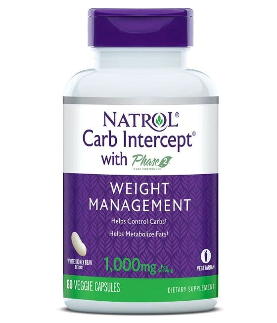 Natrol Carb Intercept with Phase 2 - 60 vcaps