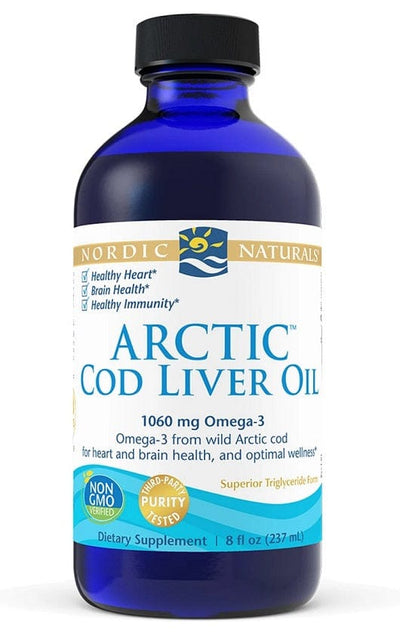 Nordic Naturals Arctic Cod Liver Oil, 1060mg Unflavored - 237 ml.