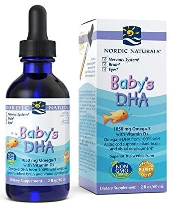 Nordic Naturals Baby's DHA, 1050mg Omega-3 with Vitamin D3 - 60 ml.
