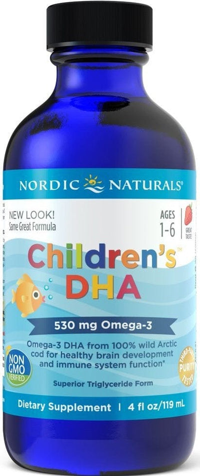 Nordic Naturals Children's DHA, 530mg Omega-3 Strawberry (EAN 768990567803) - 119 ml.