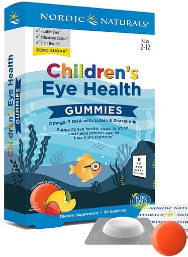 Nordic Naturals Children's Eye Health, Strawberry Lemonade - 30 gummies