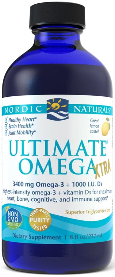 Nordic Naturals Ultimate Omega Xtra, 3400mg Lemon - 237 ml.