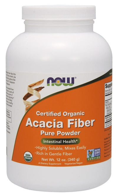NOW Foods Acacia Fiber Organic Powder - 340g