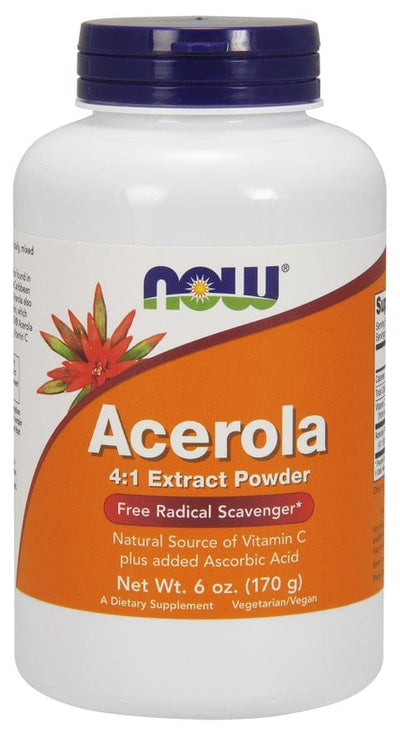 NOW Foods Acerola, 4:1 Extract Powder - 170g