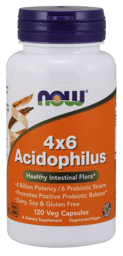 NOW Foods Acidophilus 4X6 - 120 vcaps