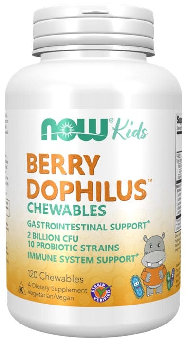 NOW Foods BerryDophilus Kids Chewables - 120 chewables