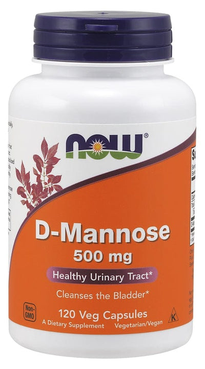 NOW Foods D-Mannose, 500mg - 120 vcaps