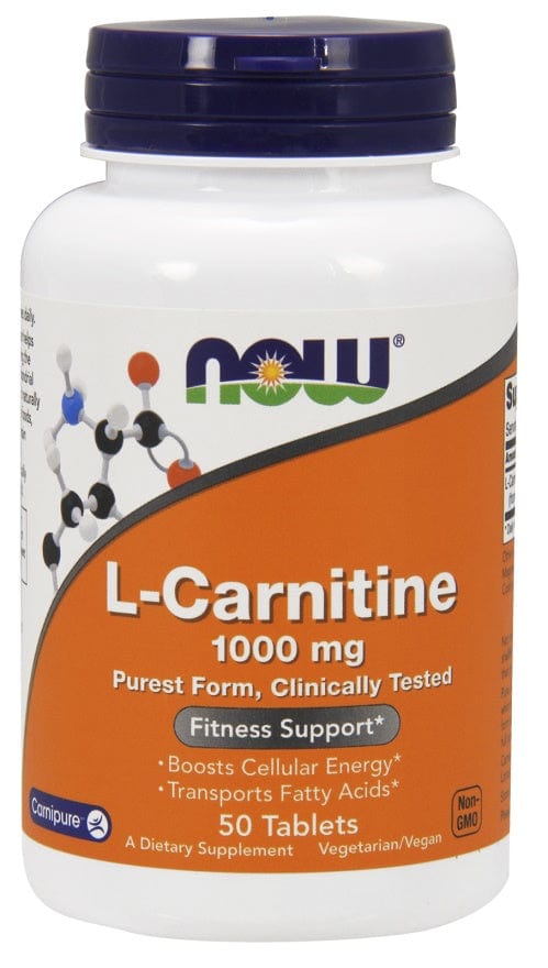 NOW Foods L-Carnitine, 1000mg - 50 tabs