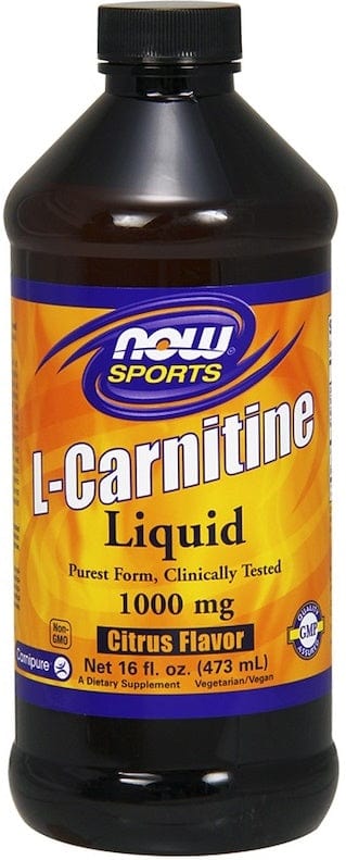 NOW Foods Liquid L-Carnitine, 1000mg Tropical Punch - 473 ml.
