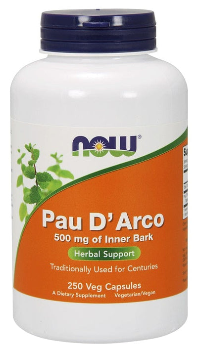 NOW Foods Pau D'Arco, 500mg - 250 vcaps