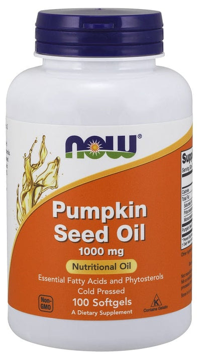 NOW Foods Pumpkin Seed Oil, 1000mg - 100 softgels