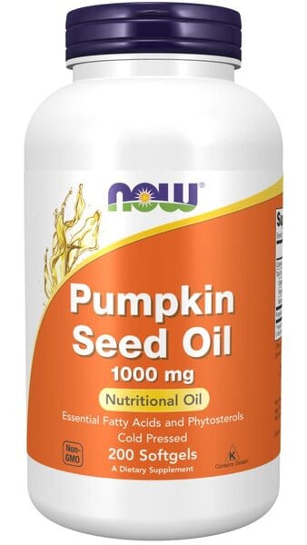 NOW Foods Pumpkin Seed Oil, 1000mg - 200 softgels
