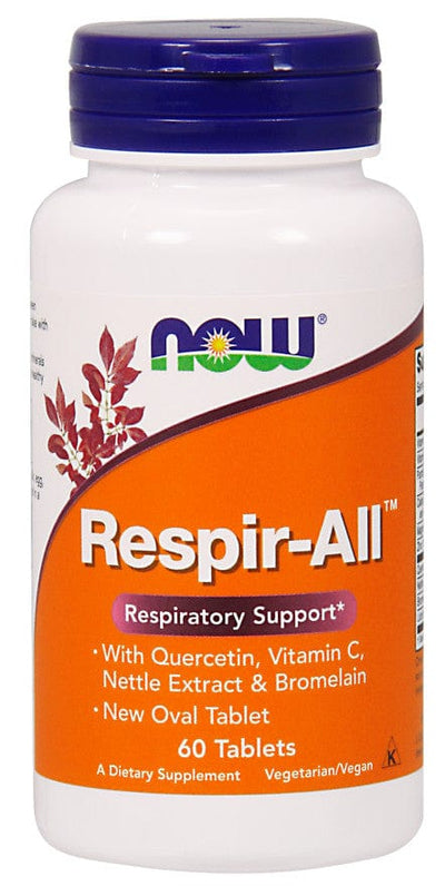 NOW Foods Respir-All, Allergy - 60 tablets
