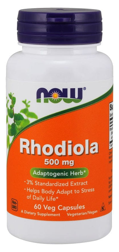 NOW Foods Rhodiola, 500mg - 60 vcaps