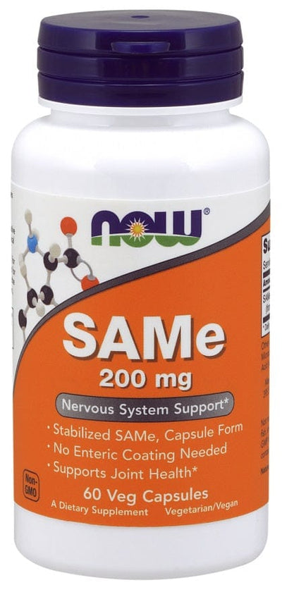 NOW Foods SAMe, 200mg - 60 vcaps