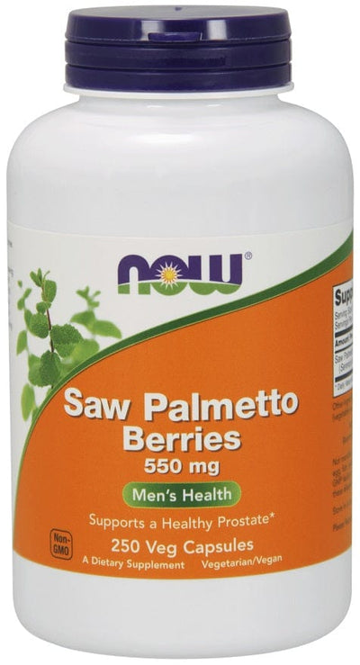 NOW Foods Saw Palmetto Berries, 550mg - 250 vcaps