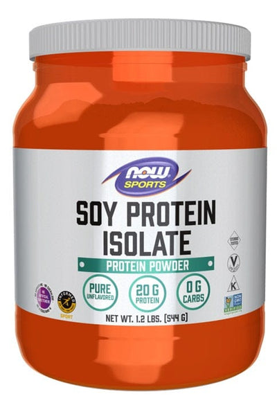 NOW Foods Soy Protein Isolate, Unflavored - 544g