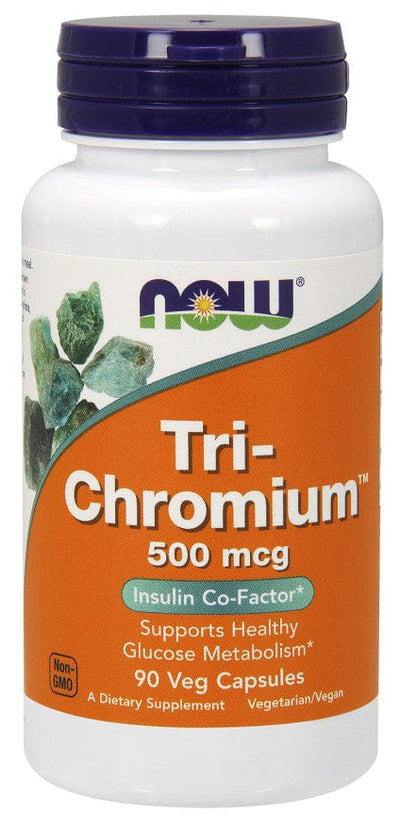 NOW Foods Tri-Chromium, 500mcg - 90 vcaps