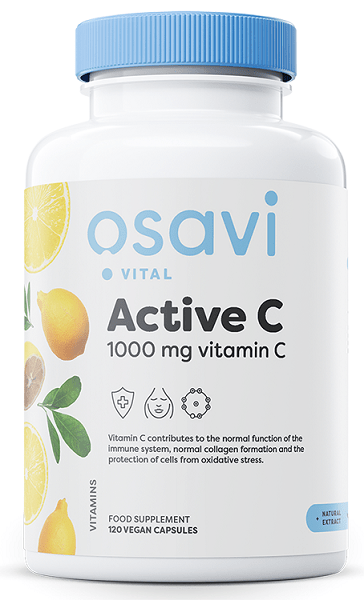 Osavi Active C, 1000mg Vitamin C - 120 vegan caps