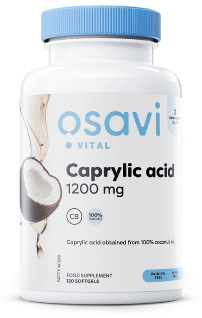 Osavi Caprylic Acid, 1200mg - 120 softgels